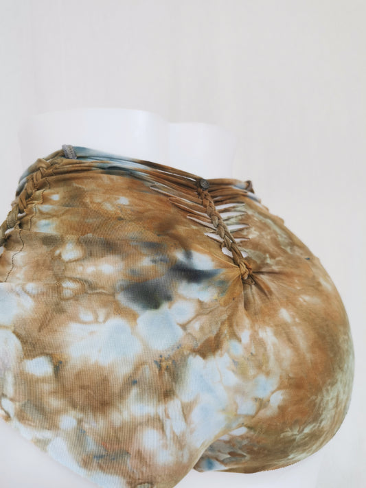 Sky Moss Panties ~ Medium ~ Green, Brown, Khaki, Light Blue