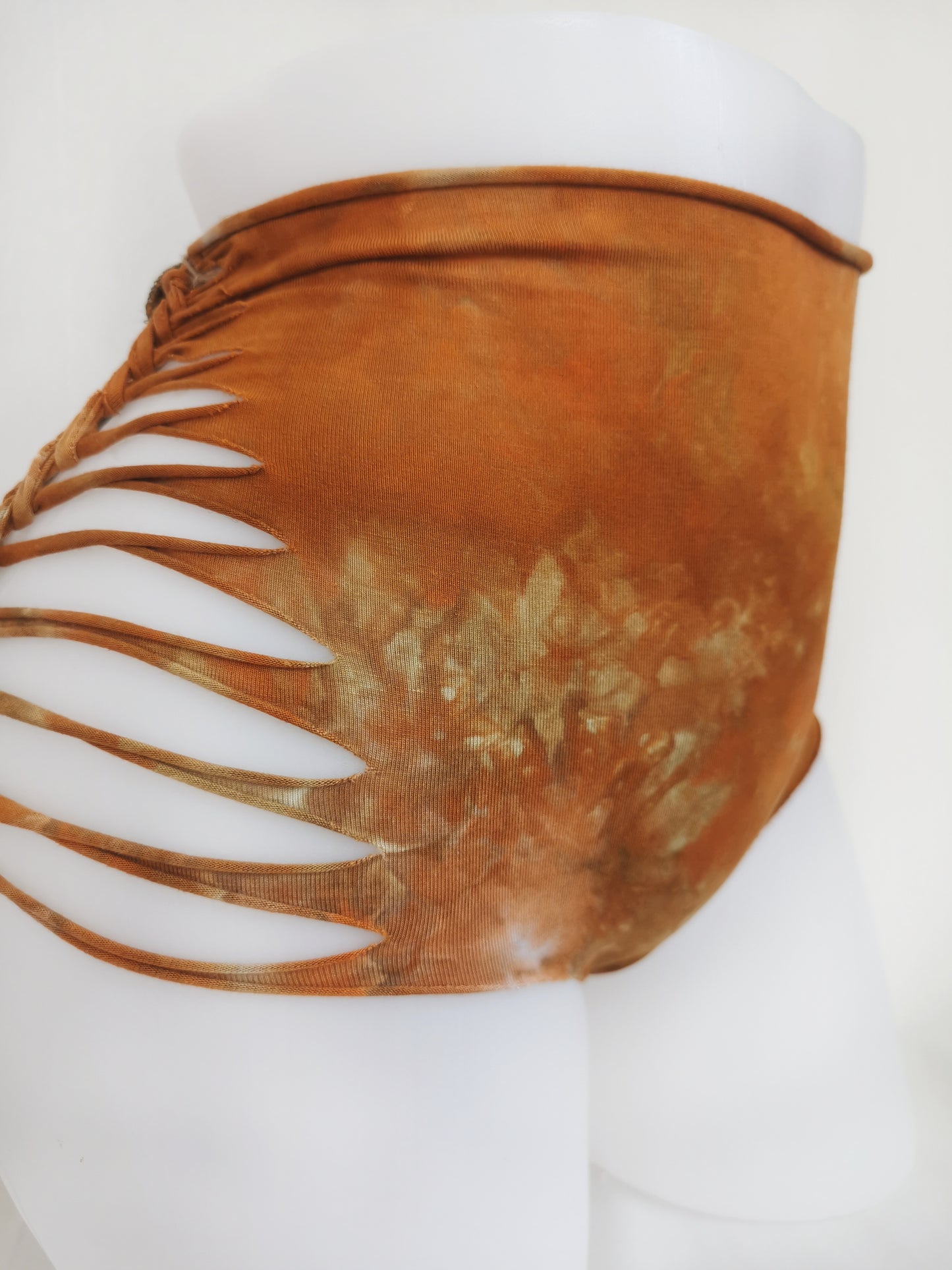 Feral Fire Panties ~ Medium ~ Red, Burnt Orange, Grey