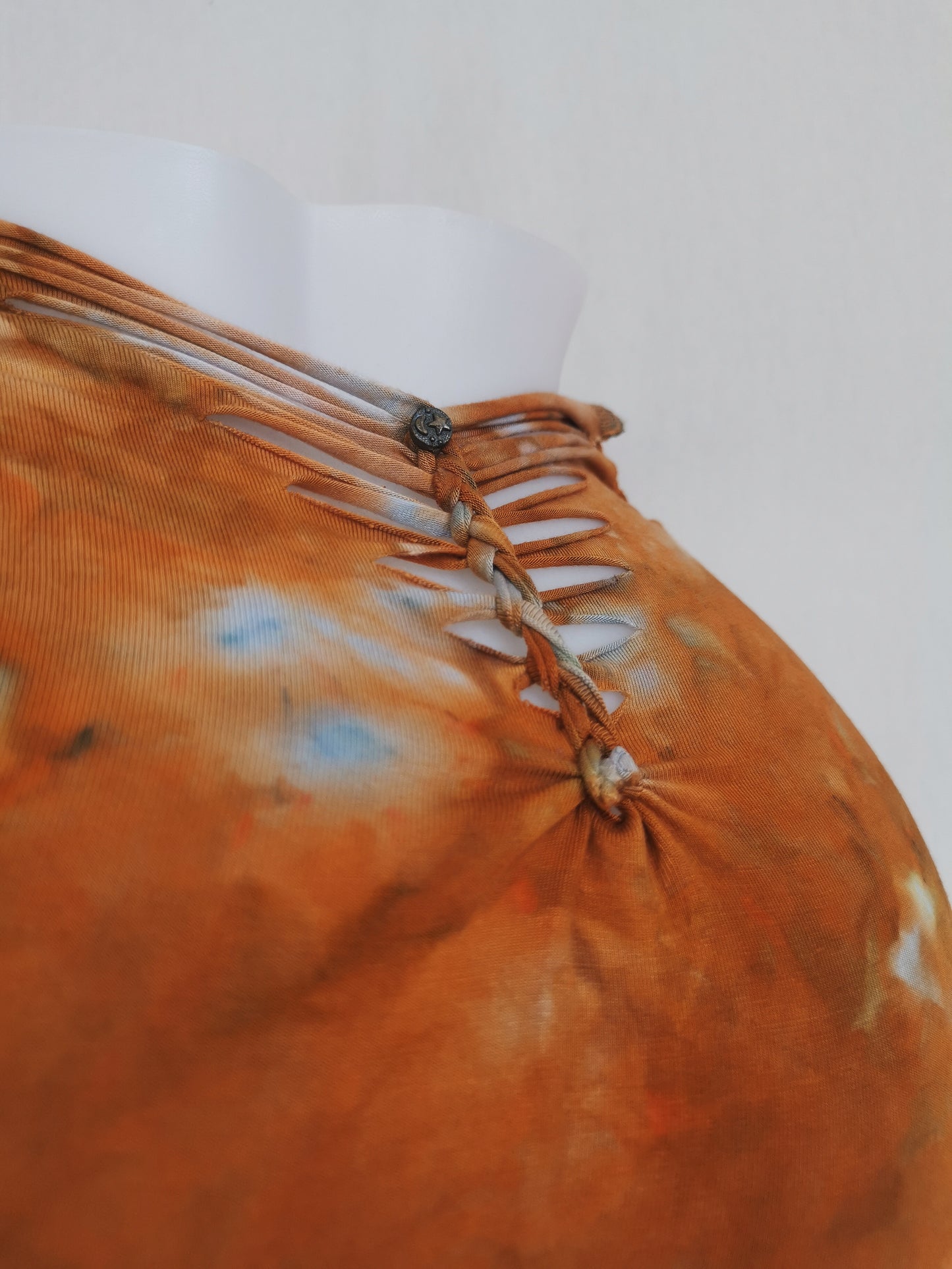 Feral Fire Panties ~ Medium ~ Red, Burnt Orange, Grey