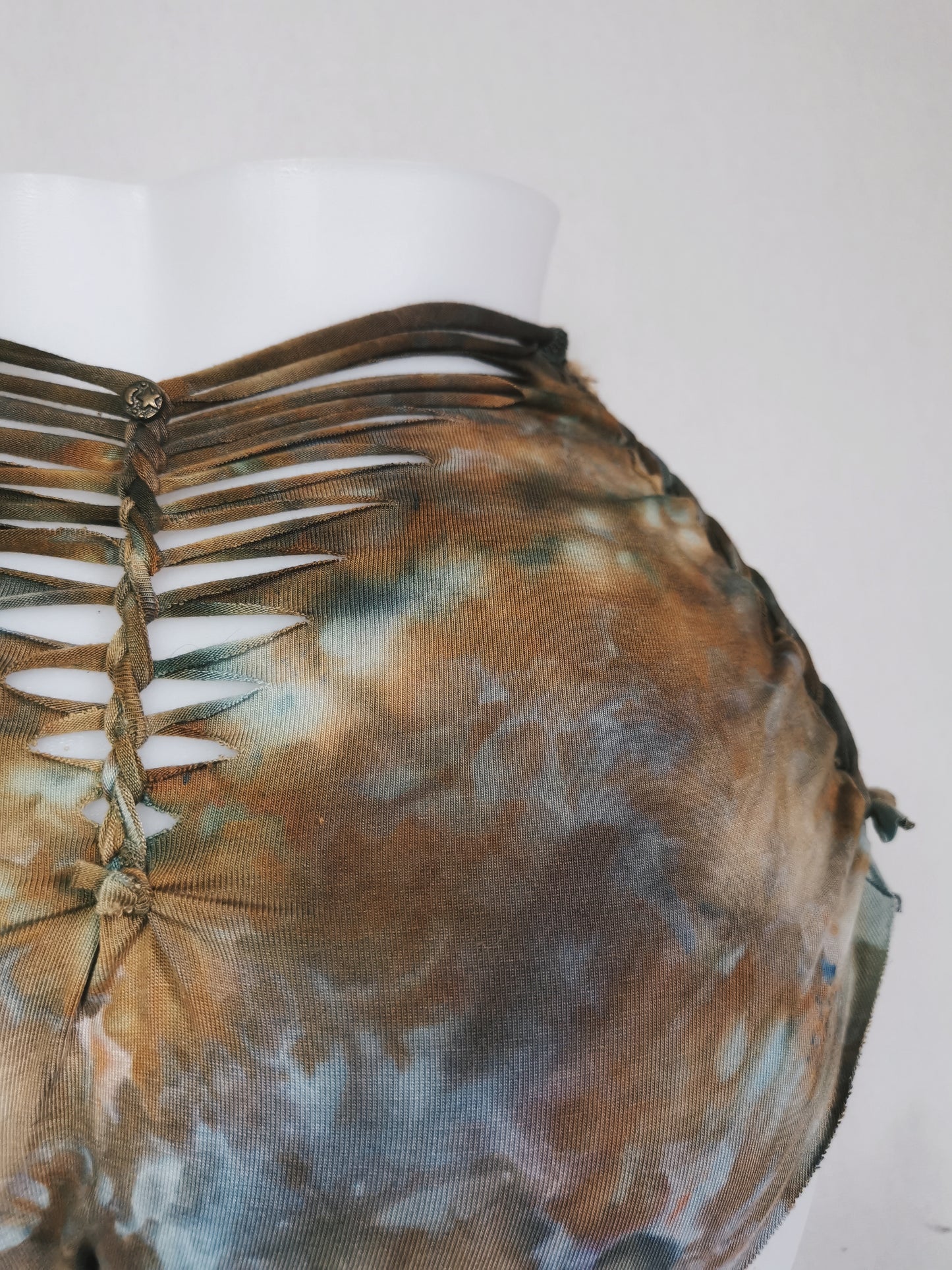 Sky Moss Panties ~ Large ~ Brown, Blue, Green