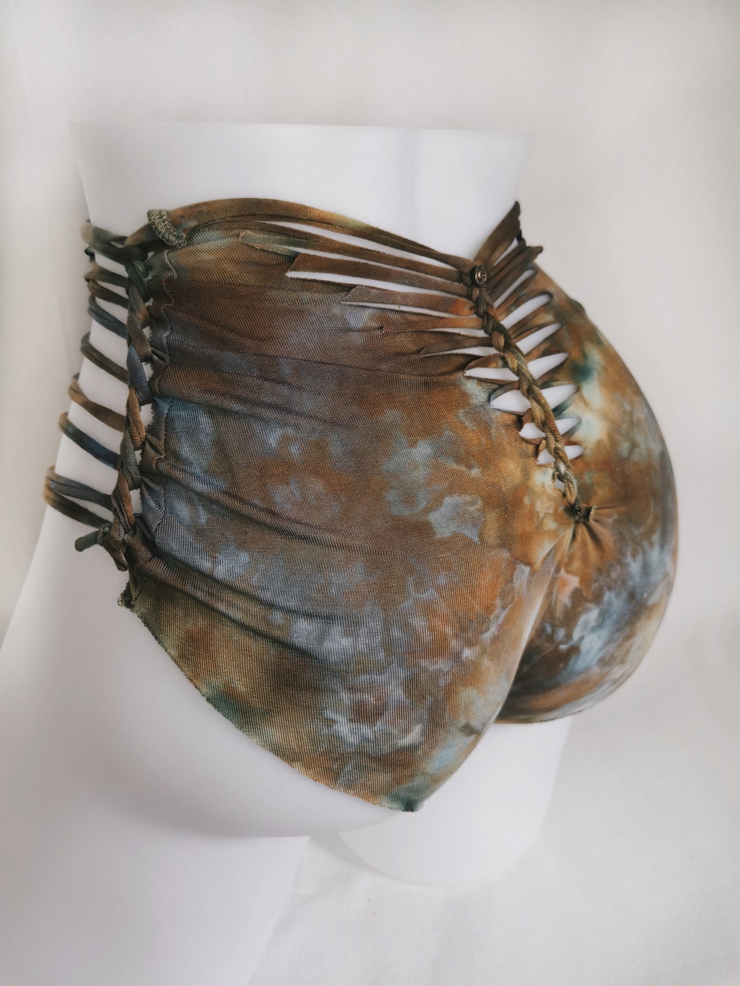 Sky Moss Panties ~ Large ~ Brown, Blue, Green