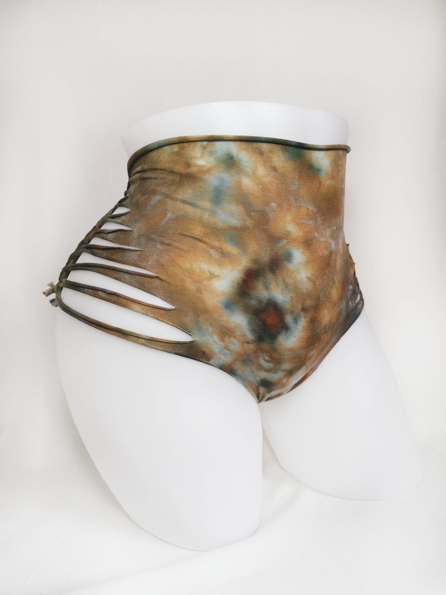 Sky Moss Panties ~ Large ~ Brown, Blue, Green