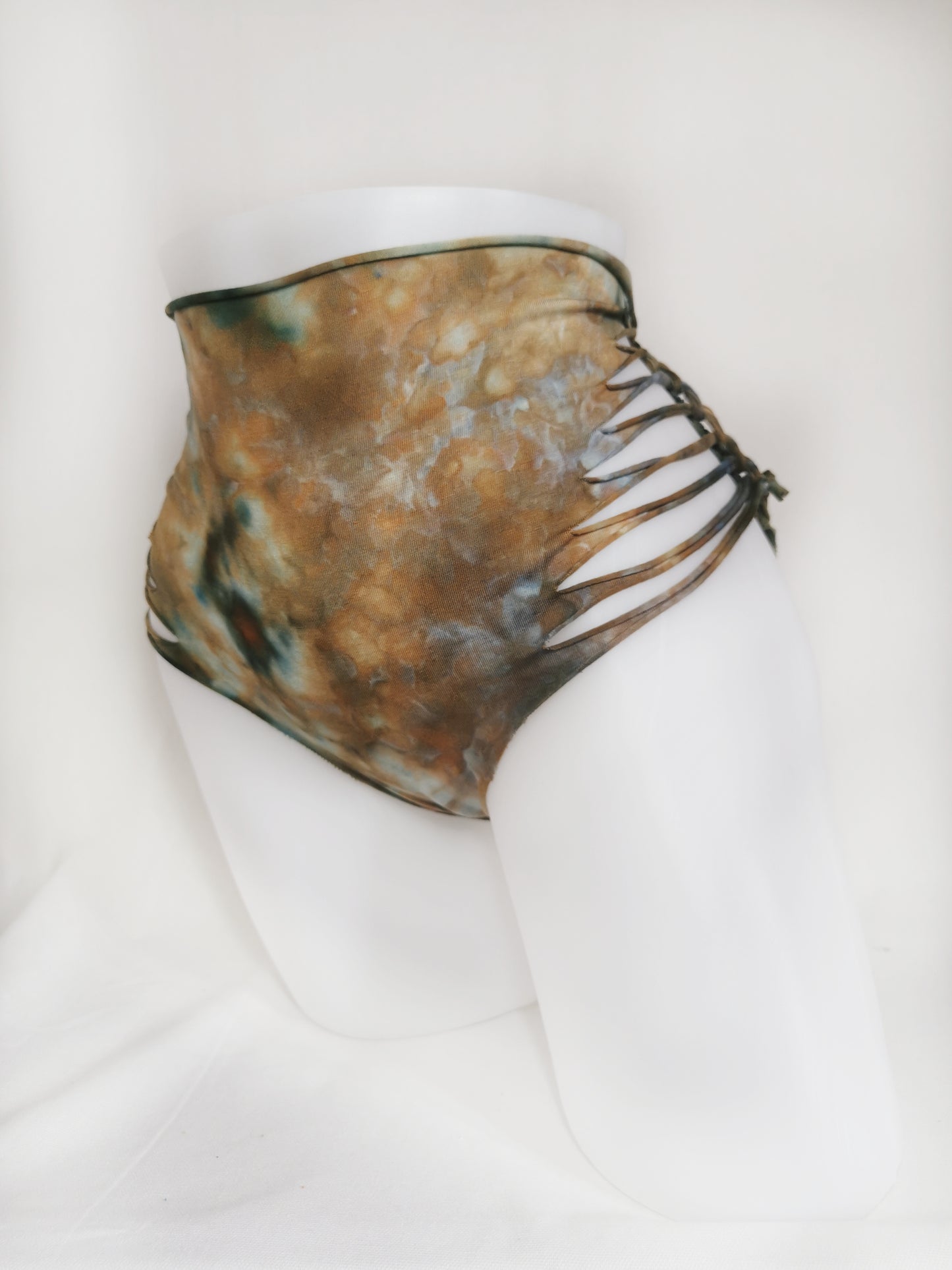 Sky Moss Panties ~ Large ~ Brown, Blue, Green