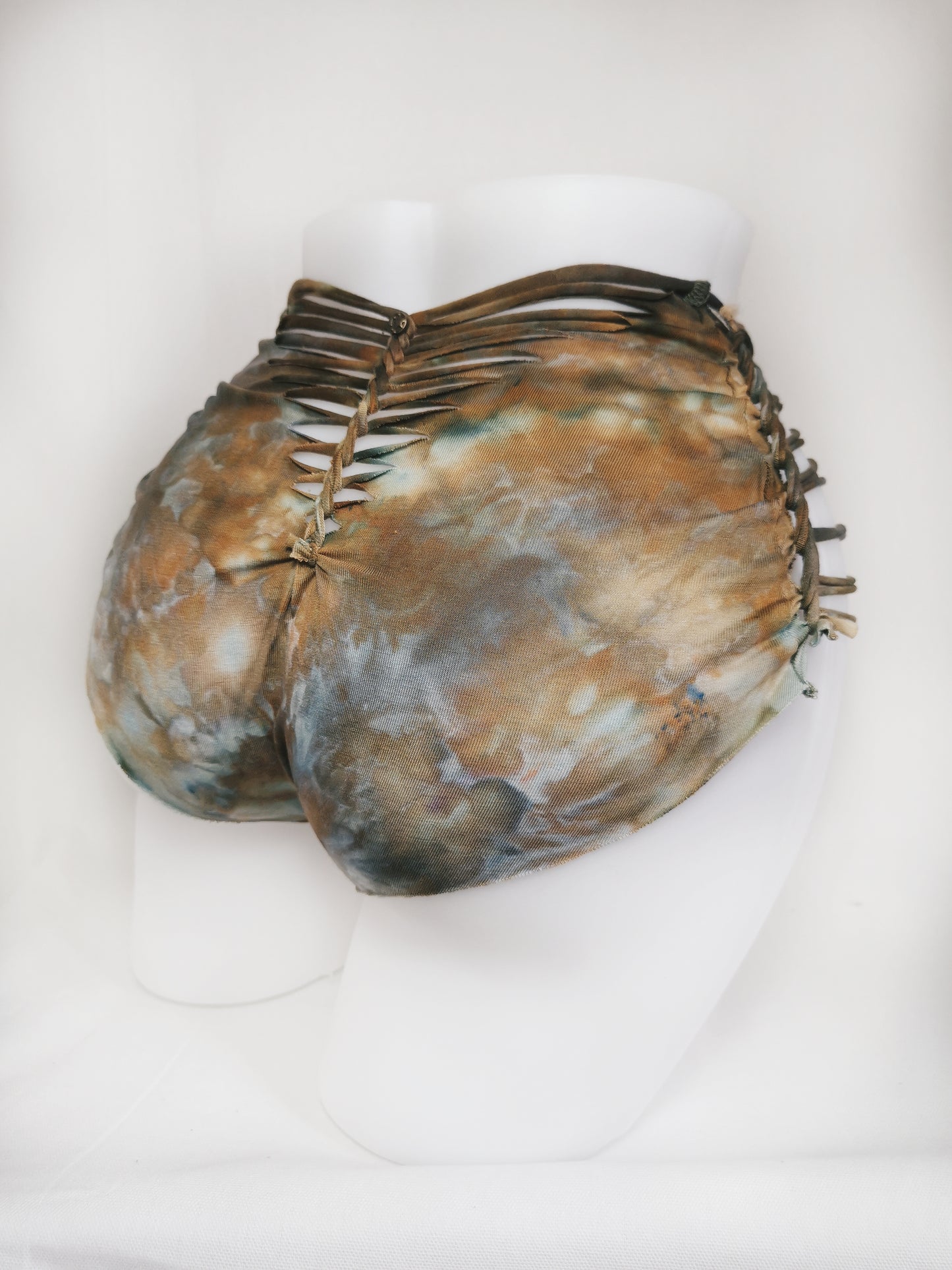 Sky Moss Panties ~ Large ~ Brown, Blue, Green