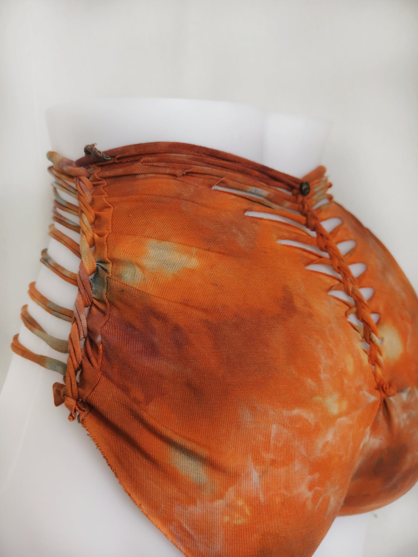 Feral Fire Panties ~ Large ~ Red, Burnt Orange, Grey