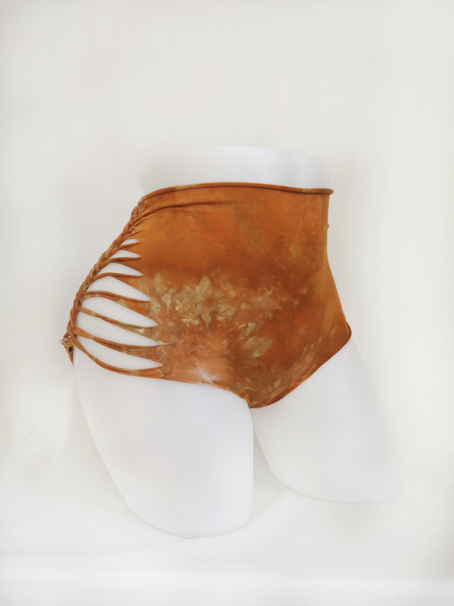 Feral Fire Panties ~ Medium ~ Red, Burnt Orange, Grey