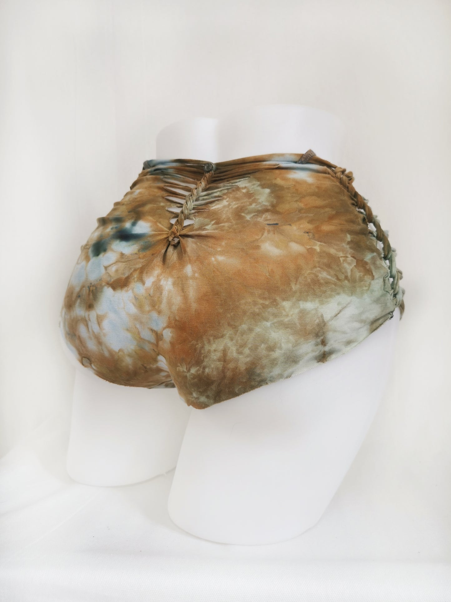 Sky Moss Panties ~ Medium ~ Green, Brown, Khaki, Light Blue