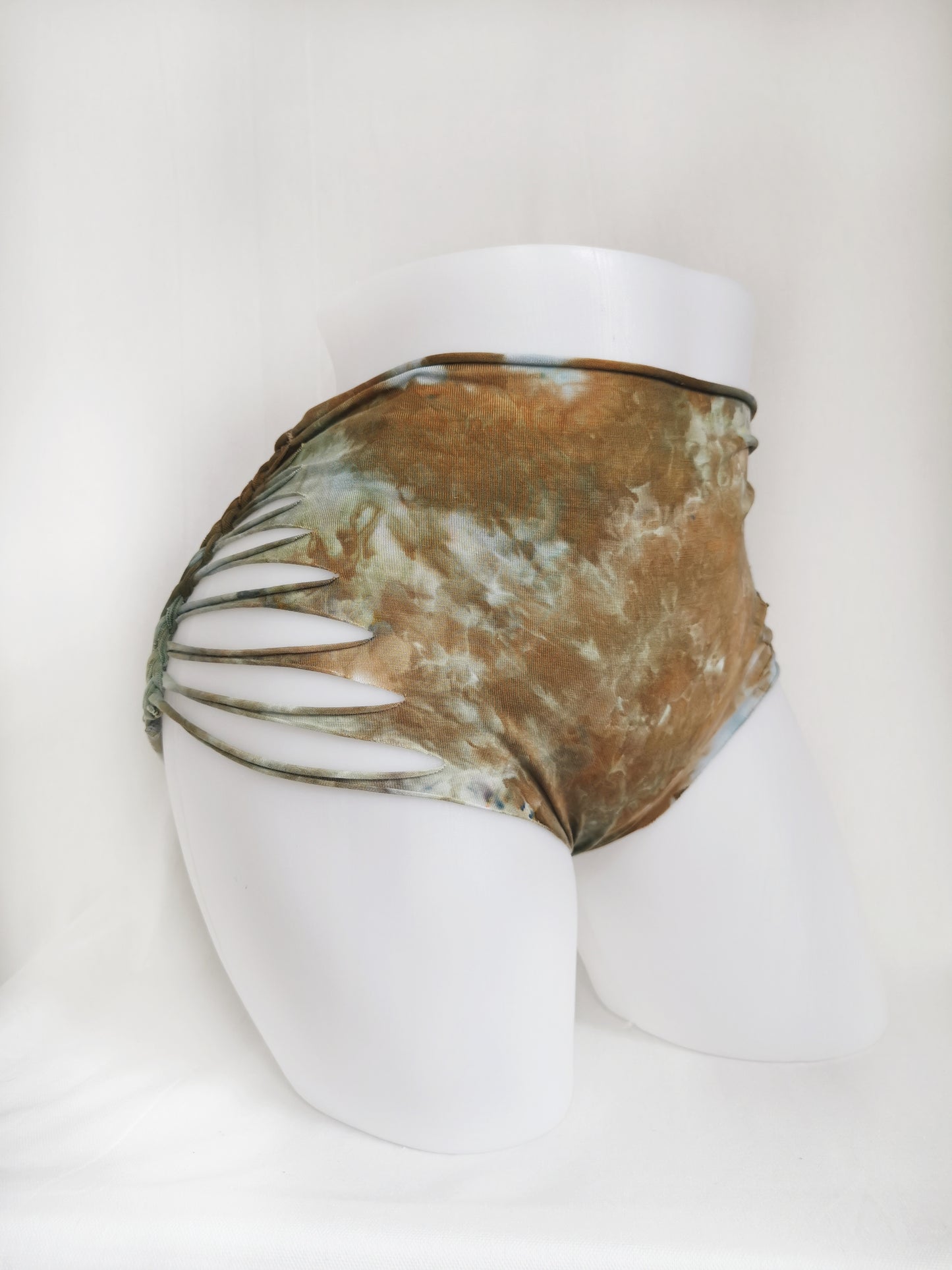 Sky Moss Panties ~ Medium ~ Green, Brown, Khaki, Light Blue