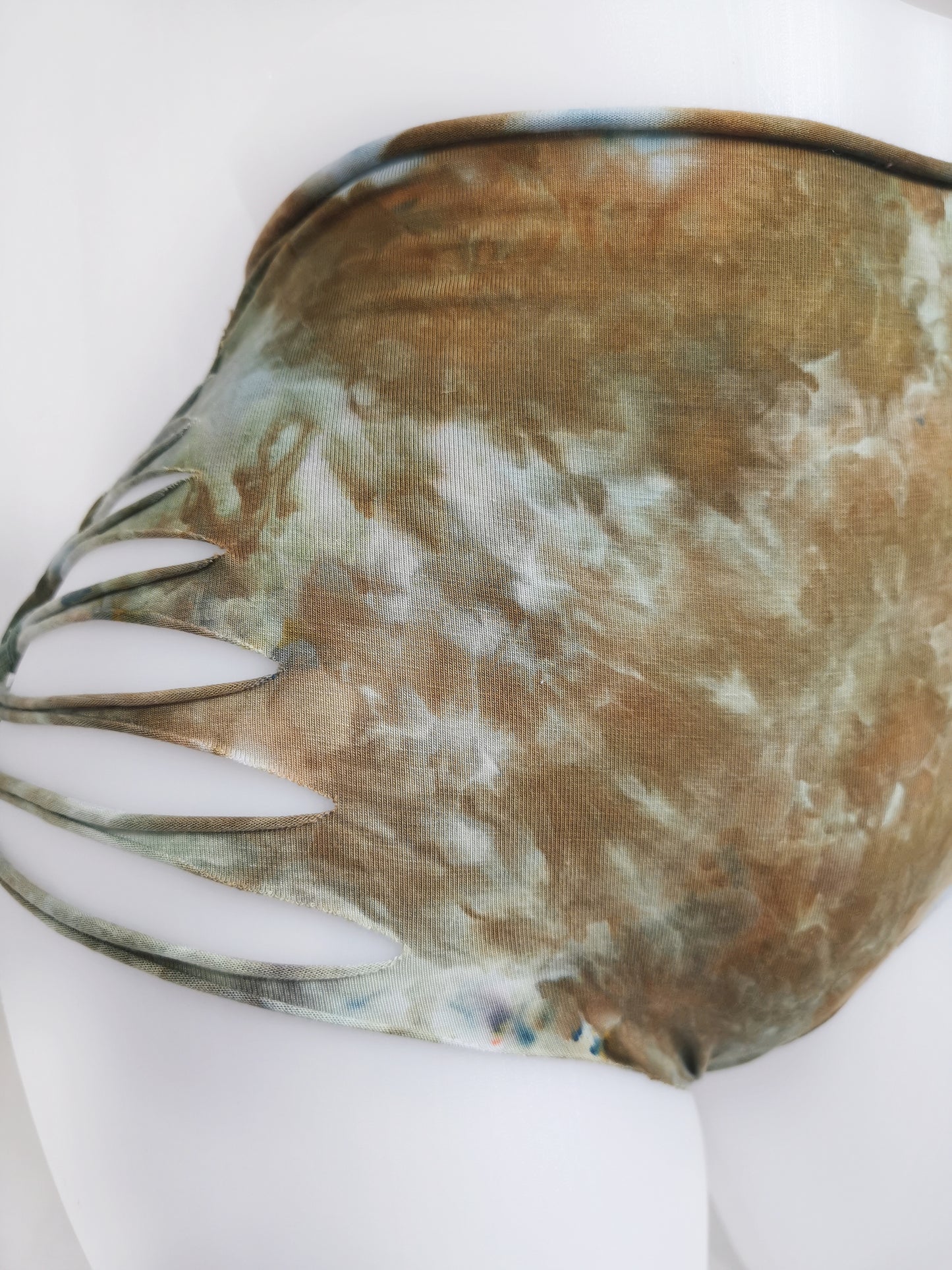 Sky Moss Panties ~ Medium ~ Green, Brown, Khaki, Light Blue