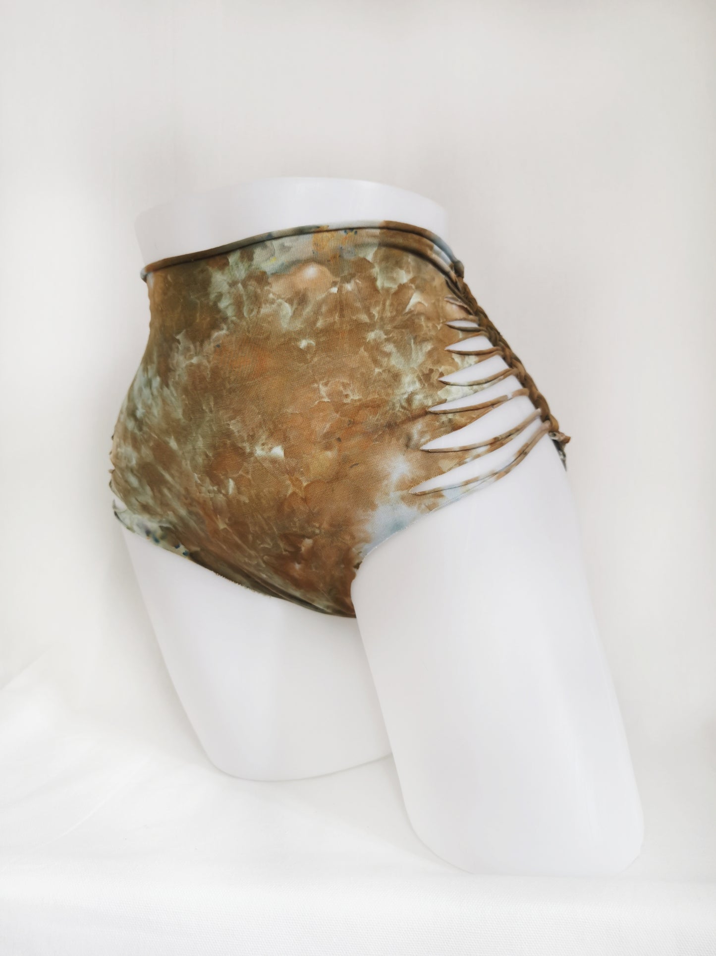 Sky Moss Panties ~ Medium ~ Green, Brown, Khaki, Light Blue