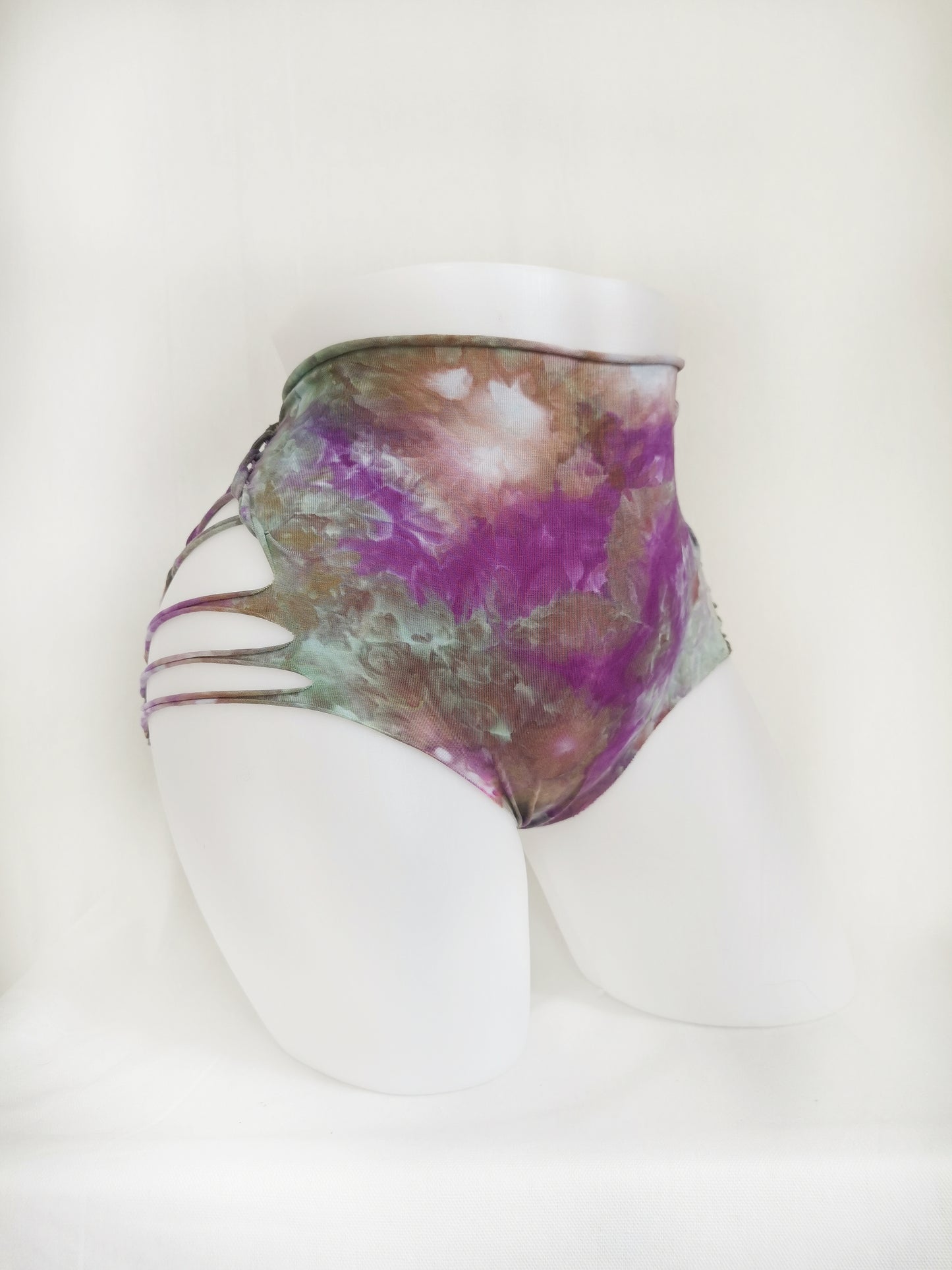 Wood Elf Panties ~ Medium ~ Purple, Green, Brown