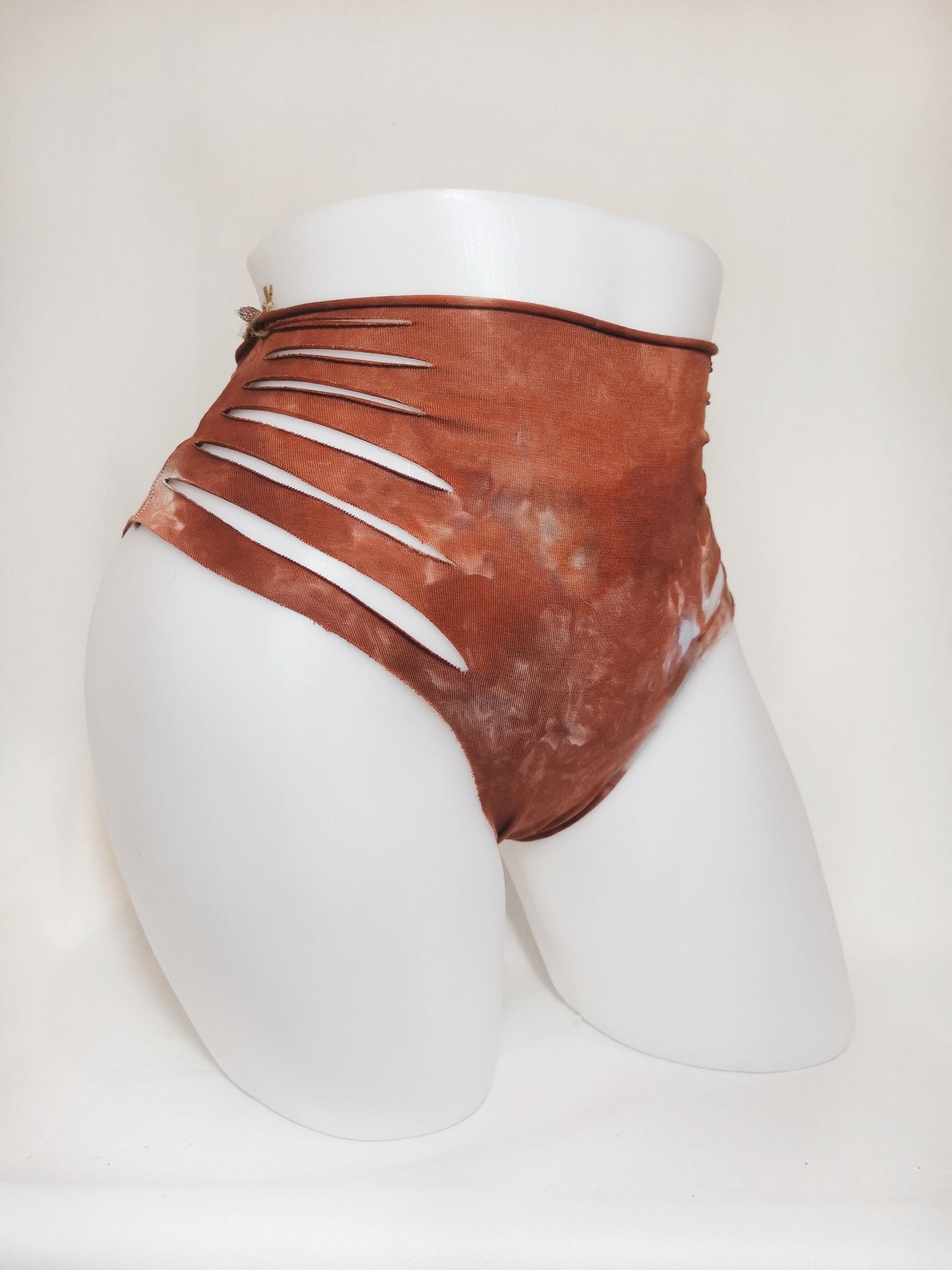 Red Ritual Panties ~ Small ~ Red, Burnt Orange