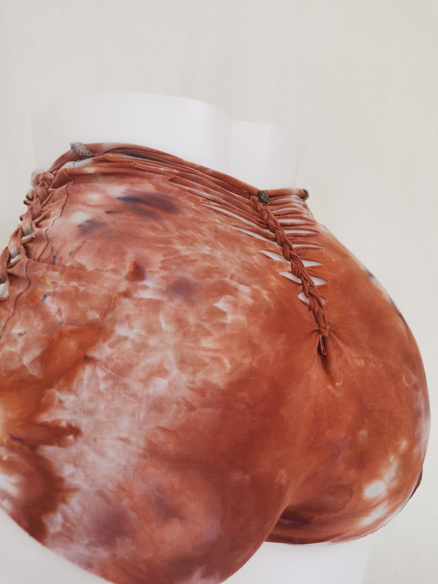 Red Ritual Panties ~ Medium ~ Red, Burnt Orange, Grey