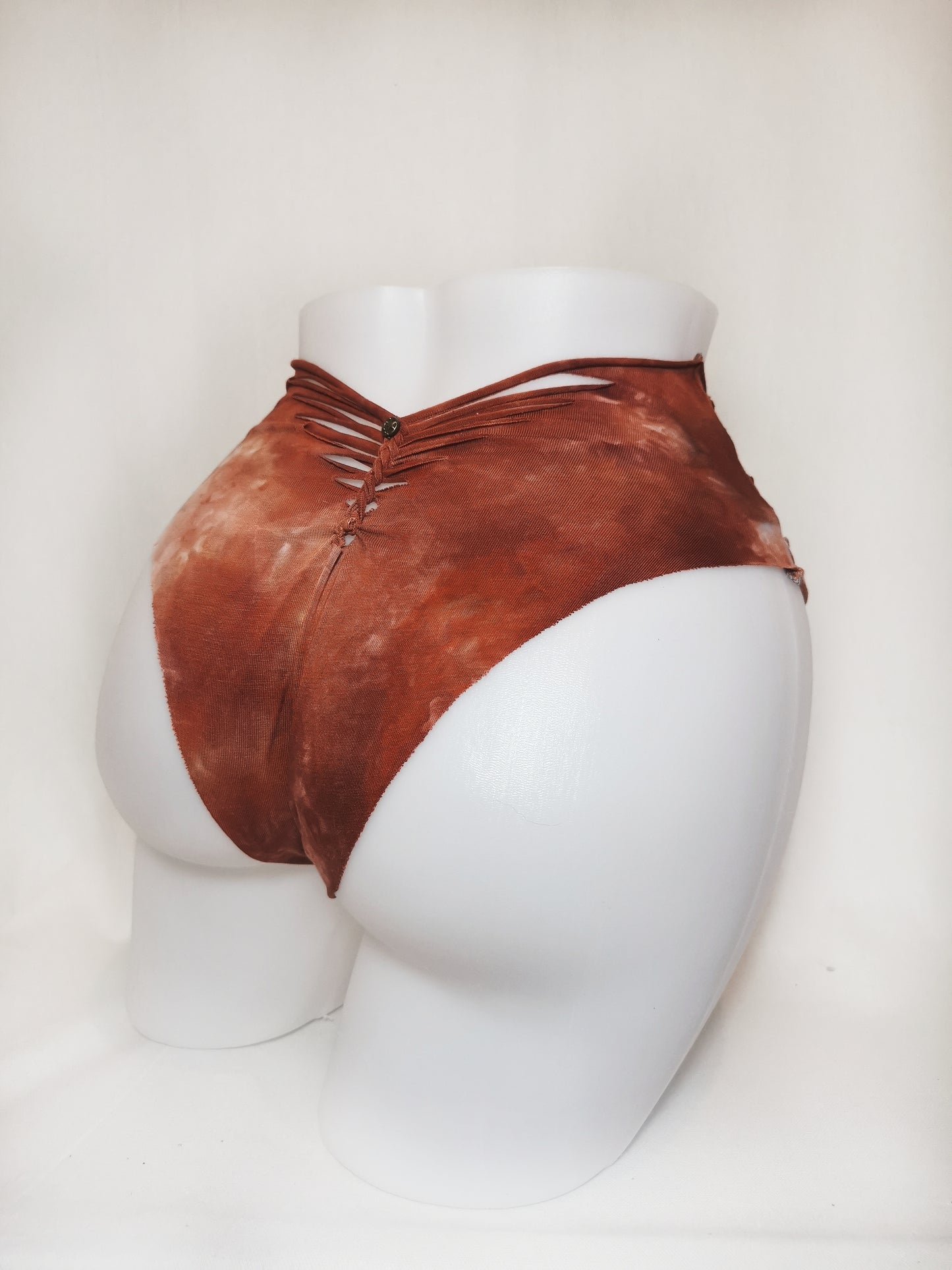 Red Ritual Panties ~ Small ~ Red, Burnt Orange