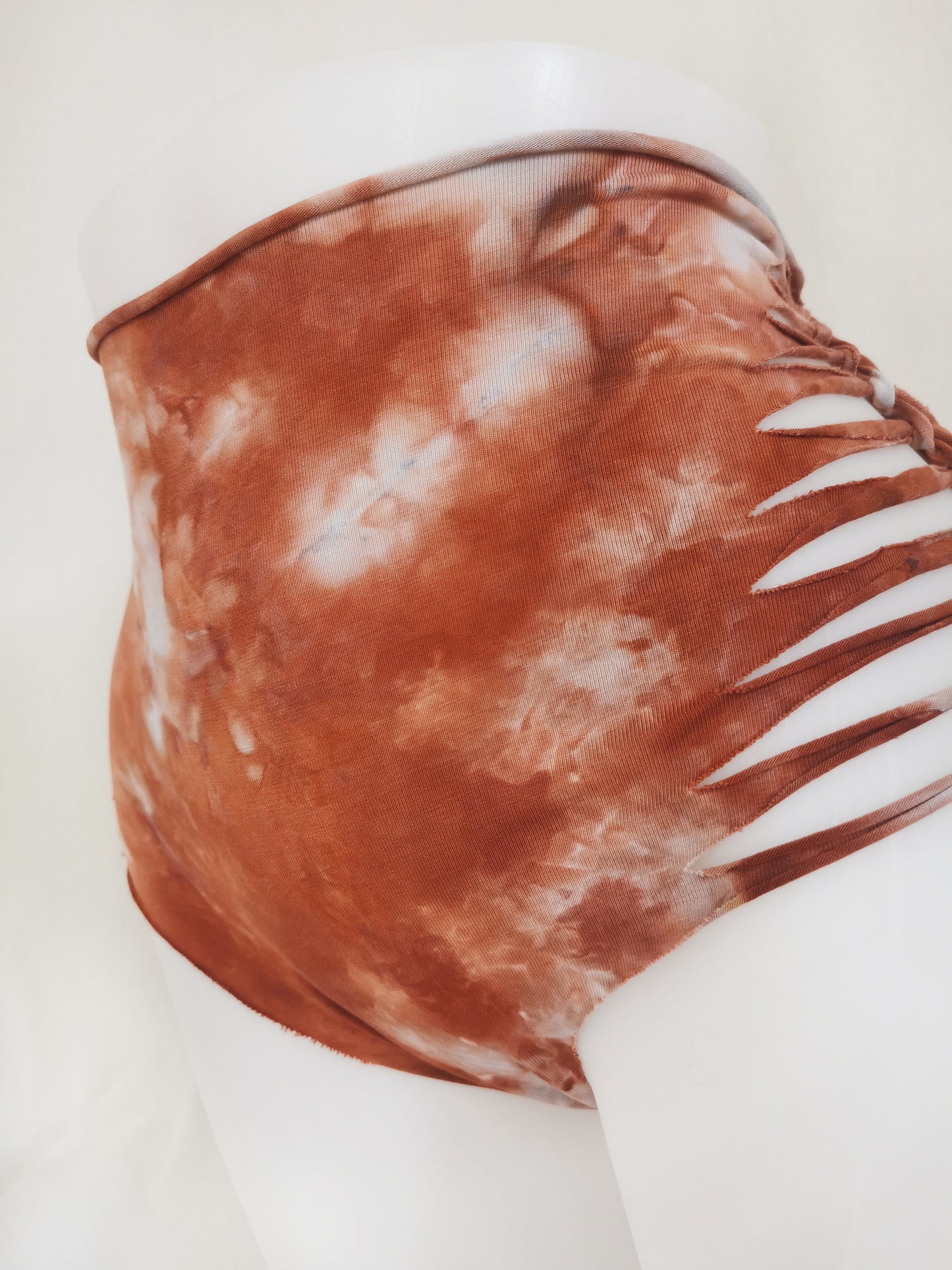 Red Ritual Panties ~ Medium ~ Red, Burnt Orange, Grey