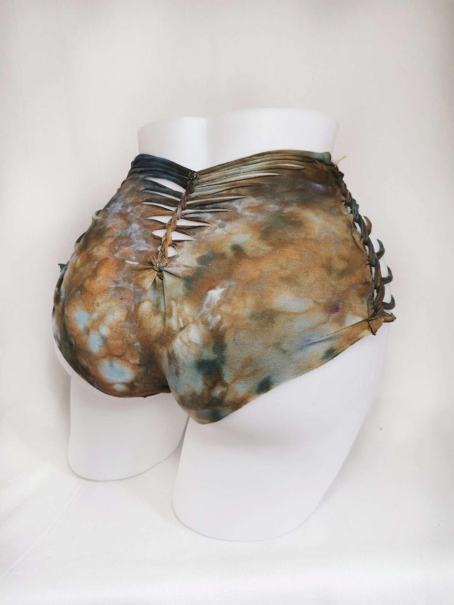 Sky Moss Panties ~ Large ~ Brown, Blue