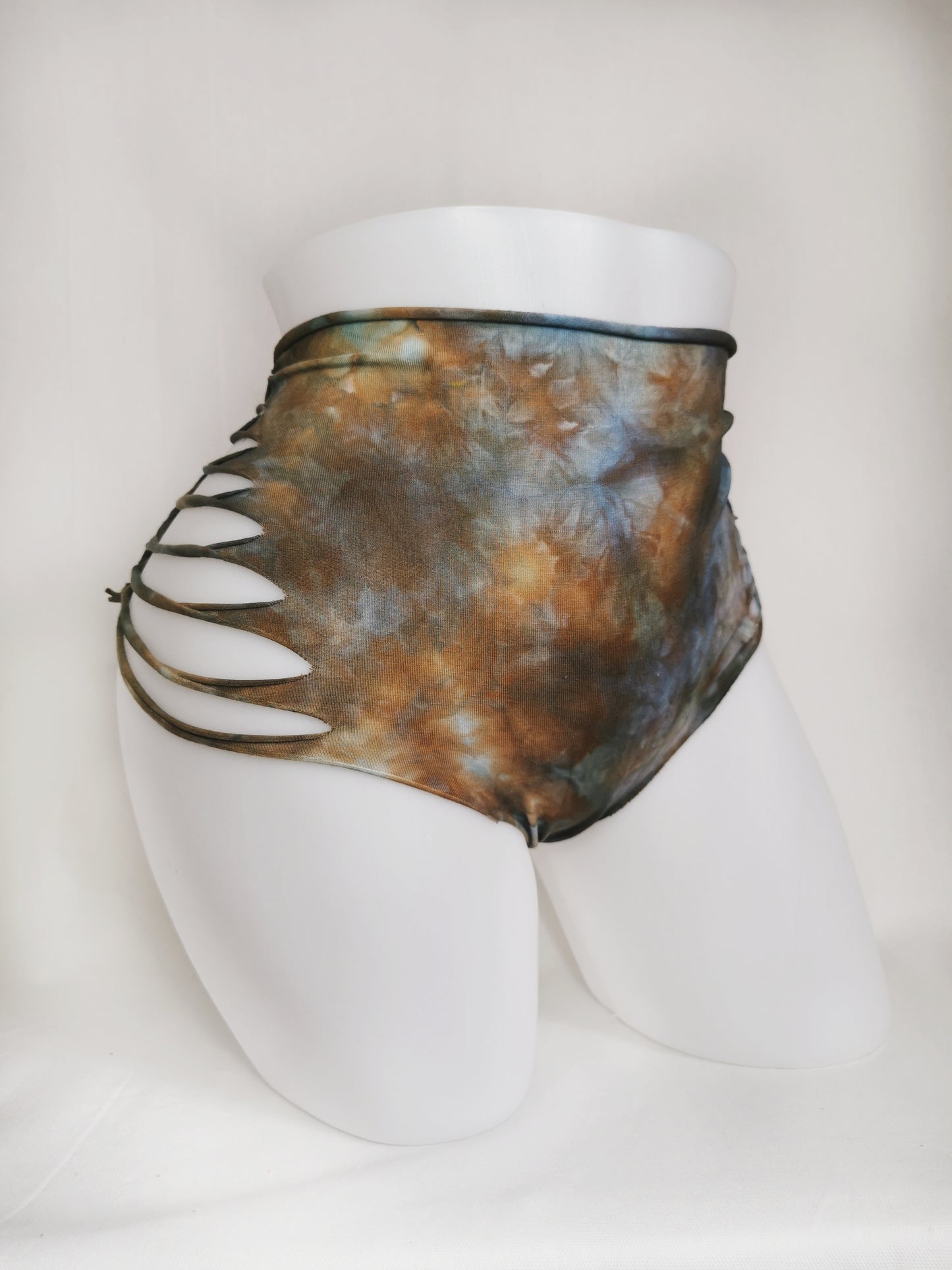 Sky Moss Panties ~ Large ~ Brown, Blue