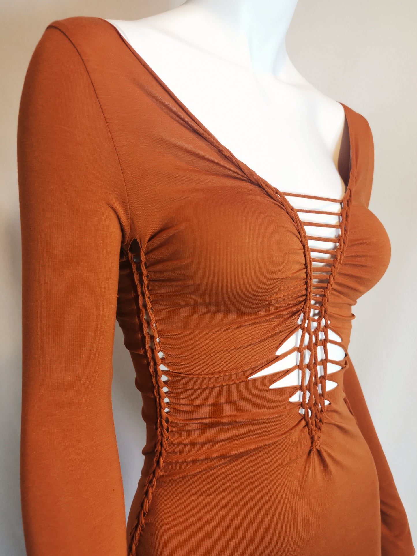 Magic Flare Sleeve Mini Dress - Bamboo Jersey