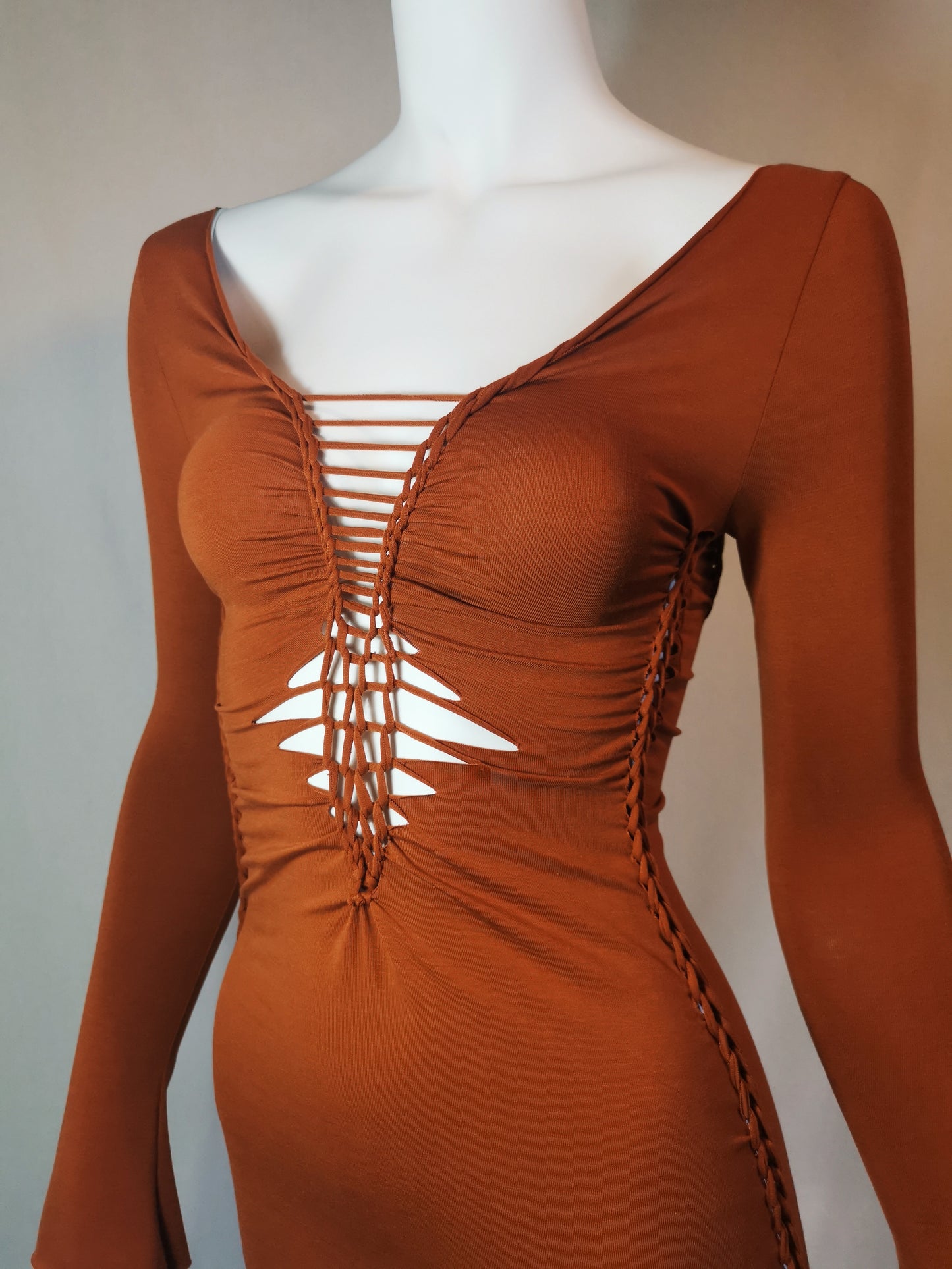 Magic Flare Sleeve Mini Dress - Bamboo Jersey