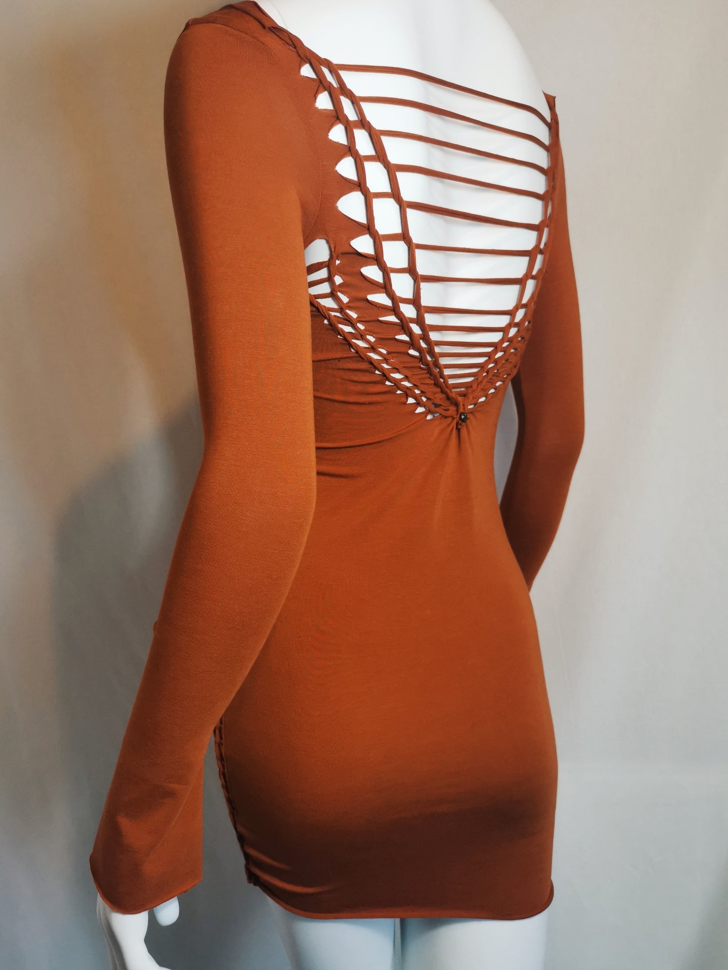 Magic Flare Sleeve Mini Dress - Bamboo Jersey