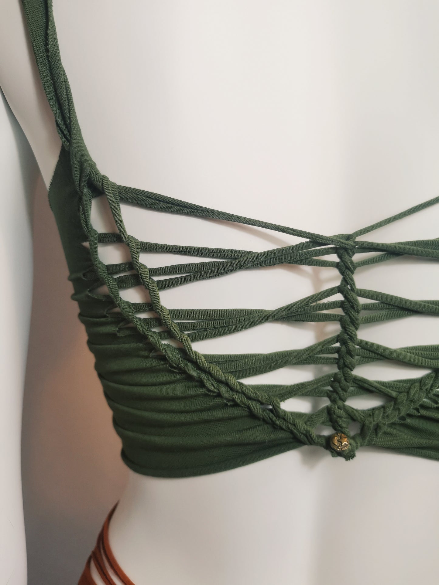 Trio Sleeveless Crop Top